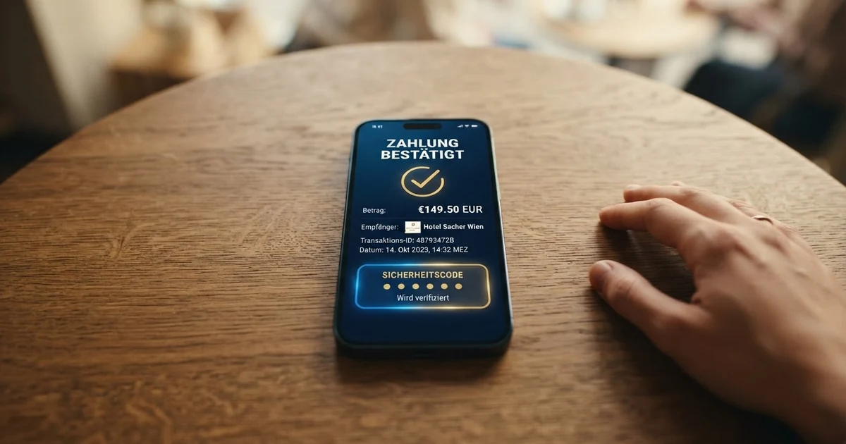 MuchBetter-App auf einem Smartphone mit geöffneter Zahlungsbestätigung und dynamischem CVV
