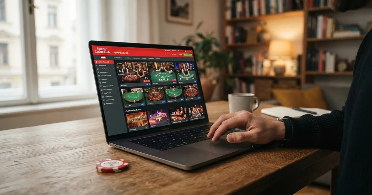 Zehn Casino-Logos ohne österreichische Lizenz, angeordnet auf einer Vergleichstafel mit farbigen Bewertungsbalken